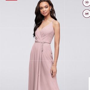David’s bridal size 4 dusty pink